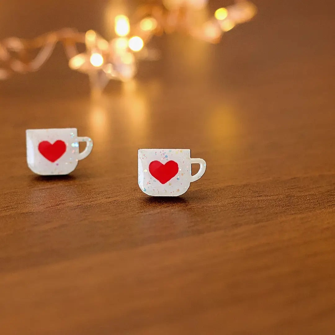 Heart Cup Earrings