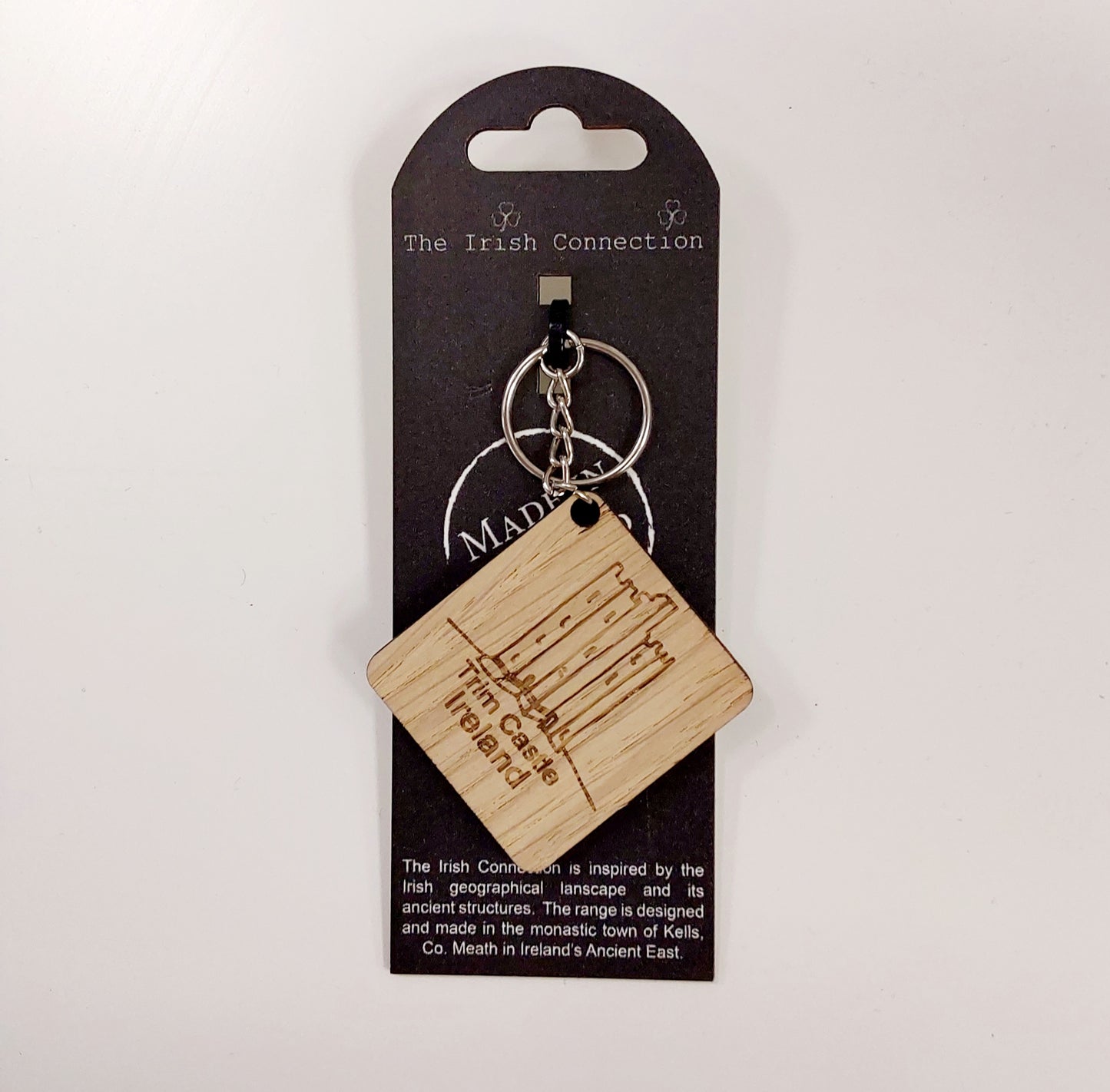 Trim Wooden Keyring