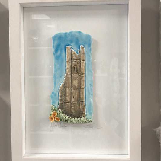 Ceramic Art Yellow Steeple