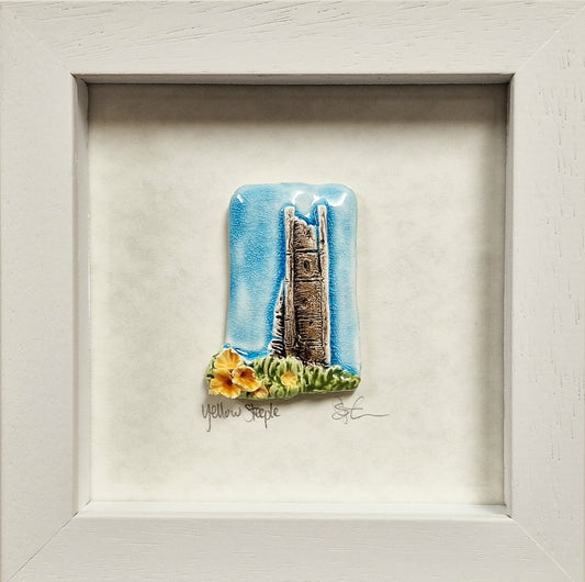 Ceramic Art Yellow Steeple