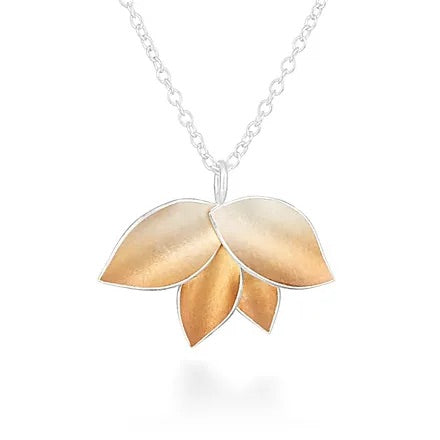 Autumnal 4 Leaf Necklace