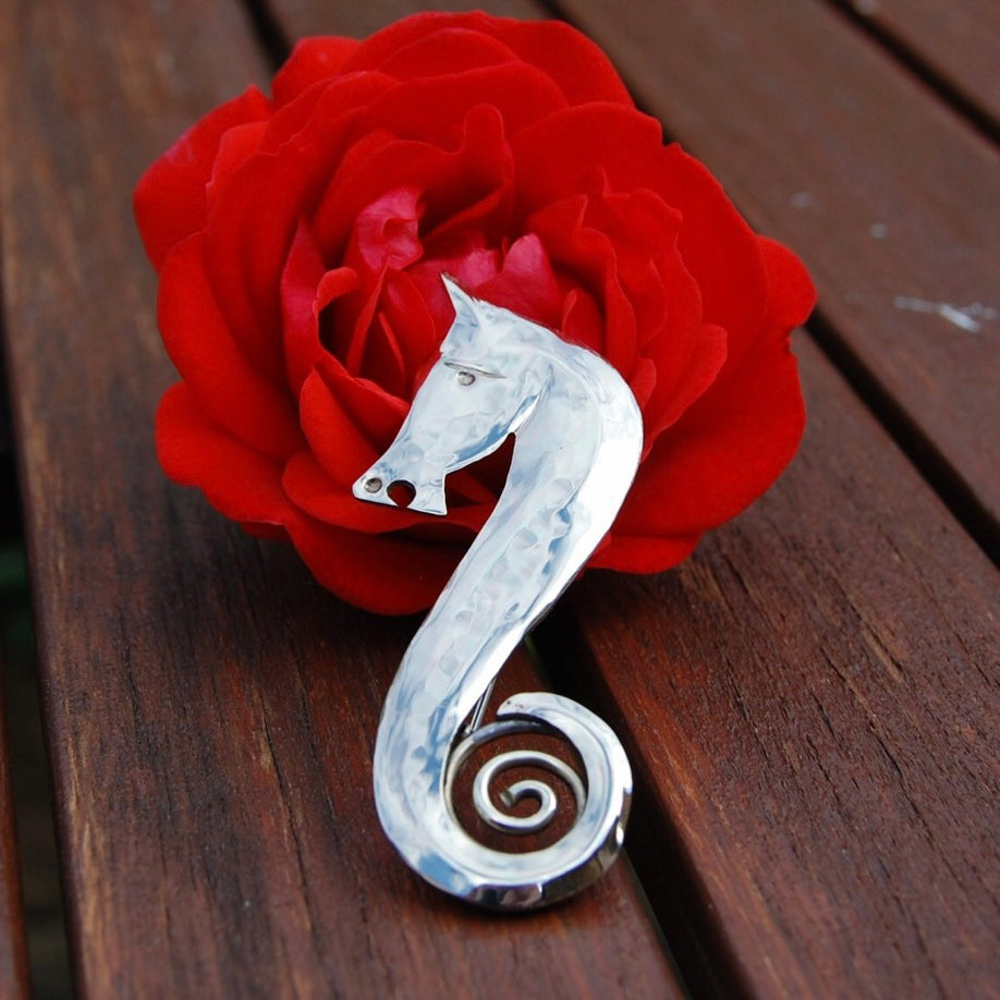 Seahorse Brooch