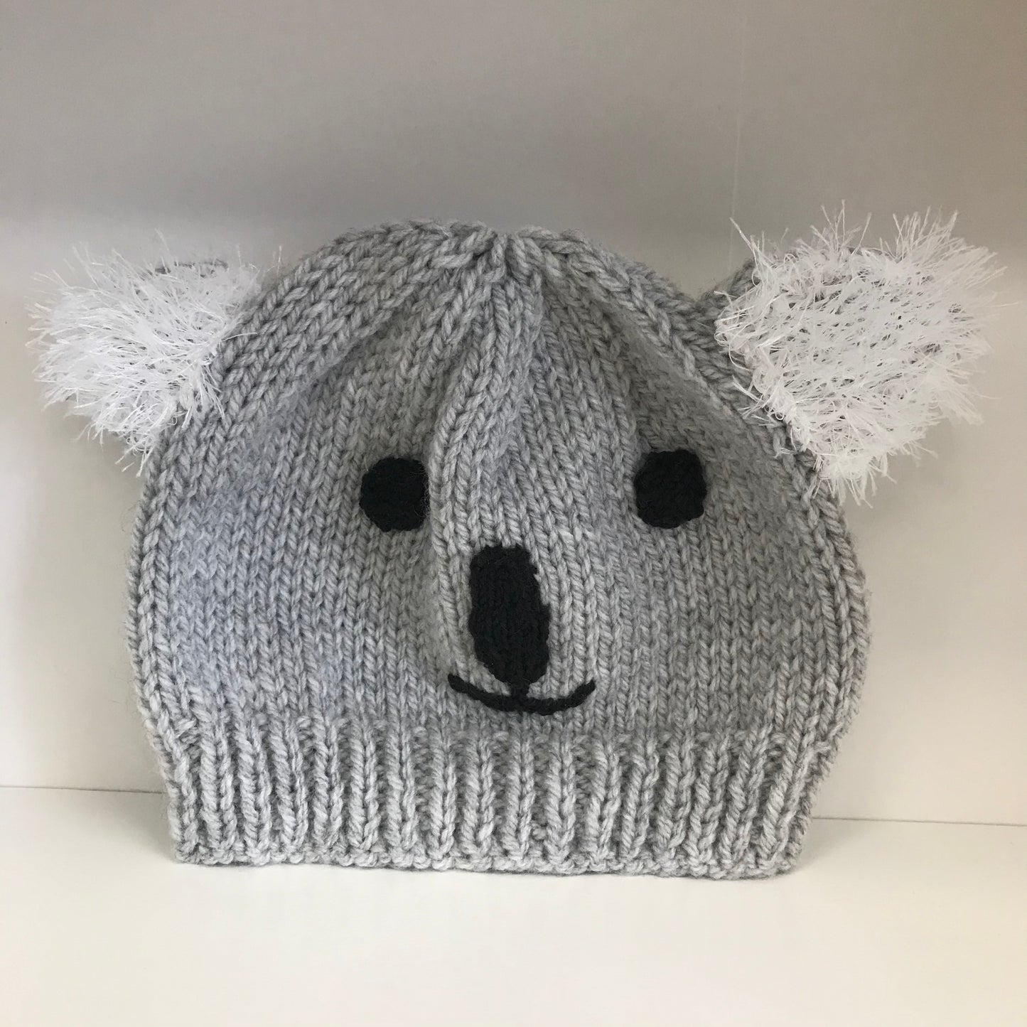 Hand Knit Hat Koala