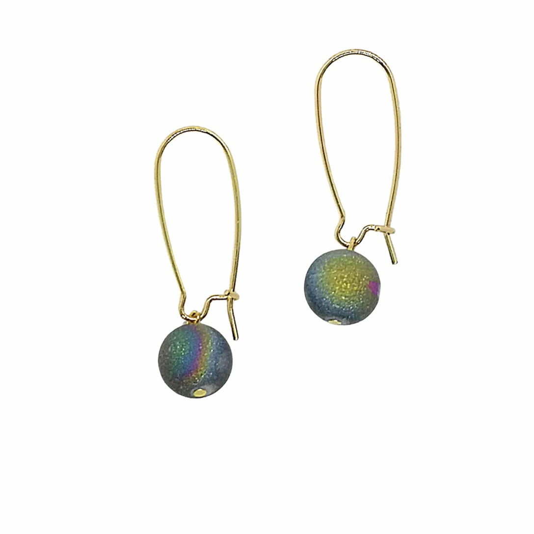 Frosty Marble Earrings