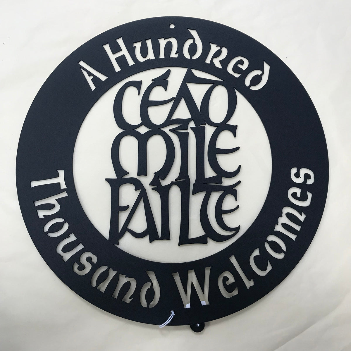 Cead Mile Failte Sign