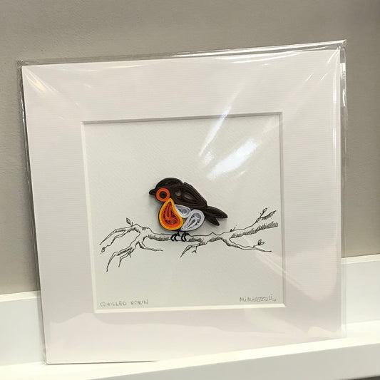 Quilled Robin