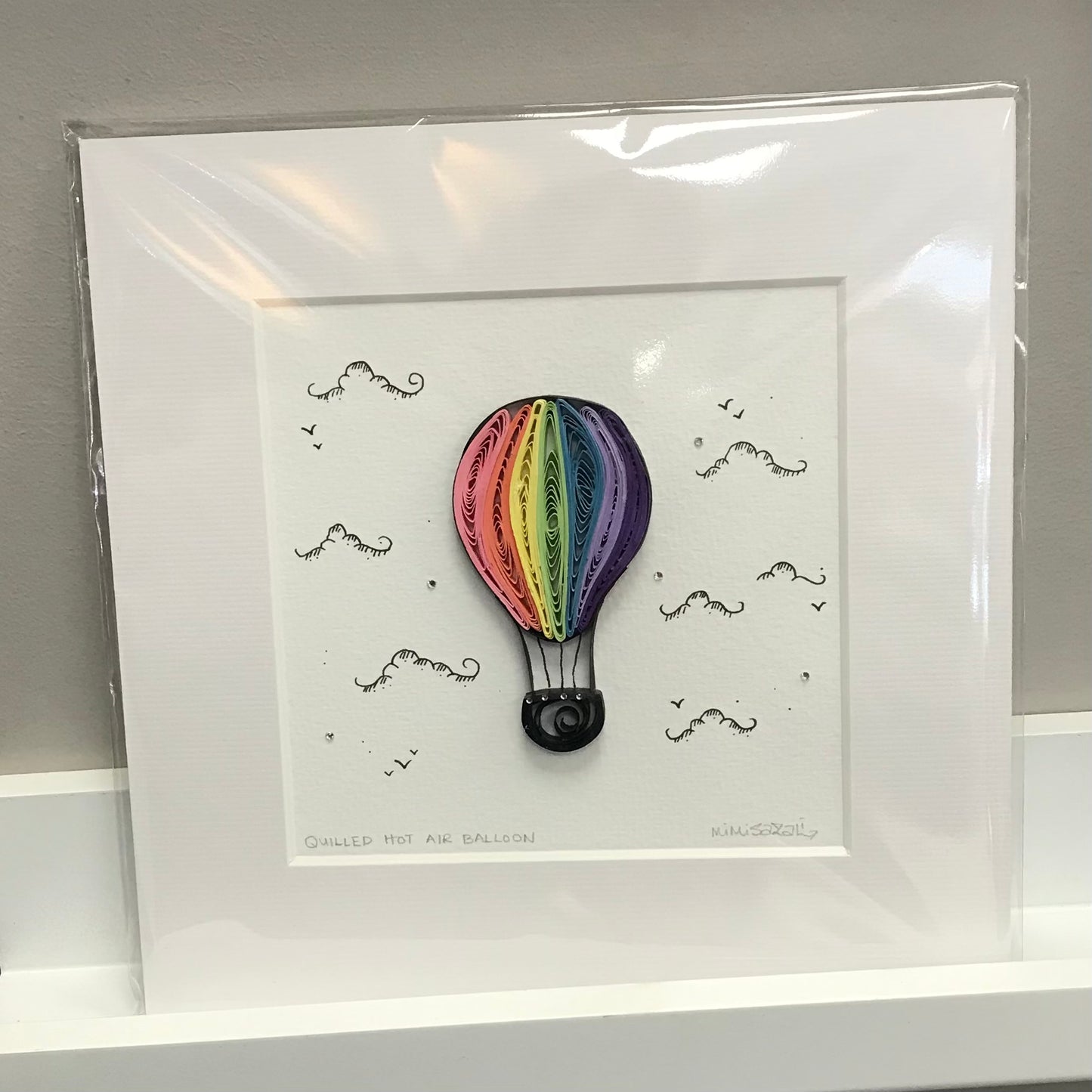 Quilled Hot Air Balloon