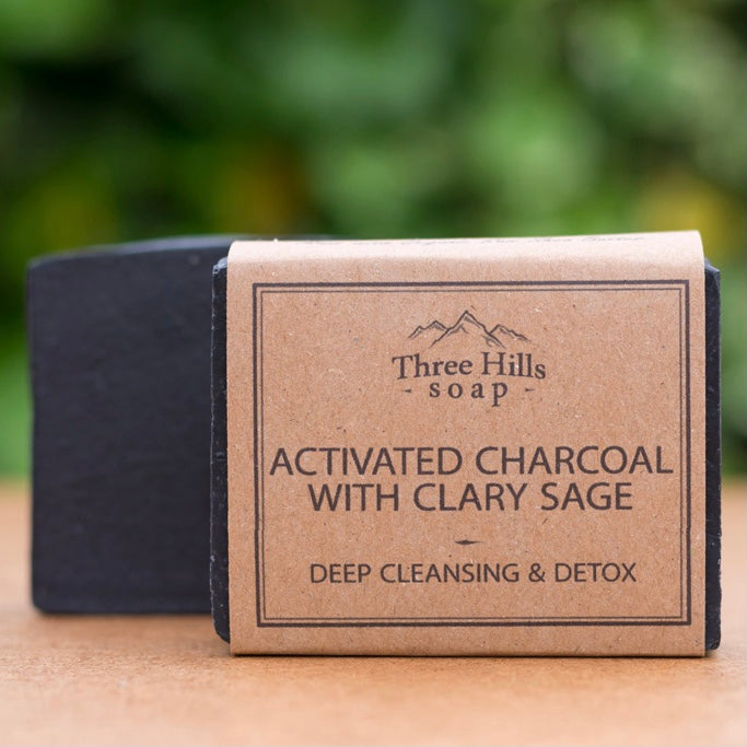 Soap Bar Activated Charcoal with Clary Sage